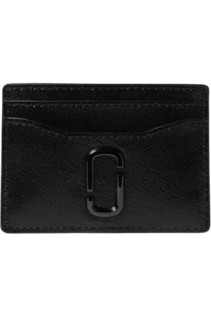 Marc Jacobs Tilbehør, Dame, Sort, ONE SIZE, Læder, Sort Læderkortpung