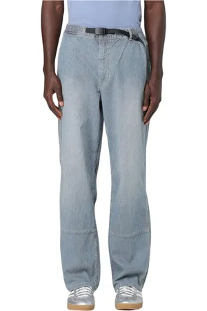 Gramicci Jeans, Herre, Blå, XL, Denim, Afslappet pasform Denim Bukser Blå