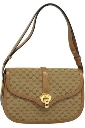 Gucci Pre-owned, Dame, , ONE SIZE, Uld, Pre-owned Canvas gucci-tasker