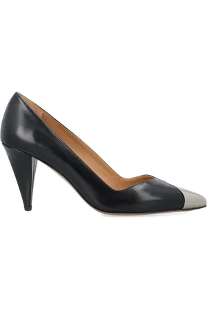 Isabel Marant Sko, Dame, Sort, 37 EU, Læder, Sort Stiletpumpe med Spids Tå