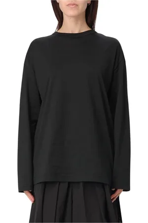 Fabiana Filippi Top, Dame, Sort, XS, Bomuld, Sort Bomuldstop Elegant Klassisk Stil