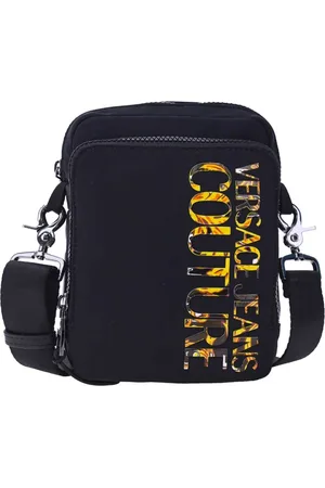 VERSACE Taske, Herre, Sort, ONE SIZE, Uld, Moderne Herre Skuldertaske