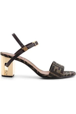 Fendi Sko, Dame, Brun, 40 EU, Bomuld, Delfina Fabric