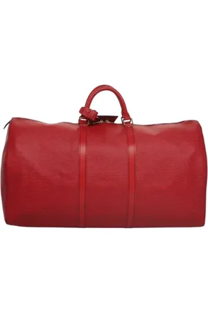 LOUIS VUITTON Pre-owned, Dame, Rød, ONE SIZE, Tyl, Pre-owned Laeder louis-vuitton-tasker