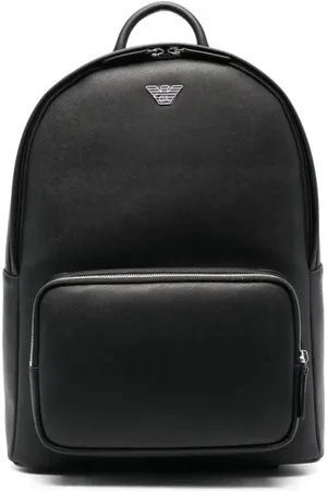 Emporio Armani Taske, Herre, Sort, ONE SIZE, Uld, Stilfuld Sort Bucket Bag Rygsæk