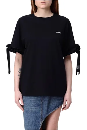 COPERNI Top, Dame, Sort, M, Sort Grafisk Print Casual T-Shirt