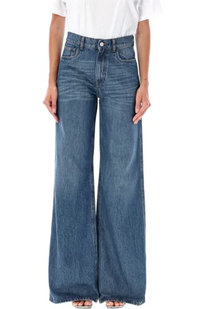 COPERNI Jeans, Dame, Blå, S, Denim, Vintage Wide Leg Denim Jeans