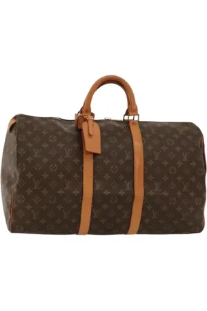 LOUIS VUITTON Pre-owned, Dame, Brun, ONE SIZE, Tyl, Pre-owned canvas tasker