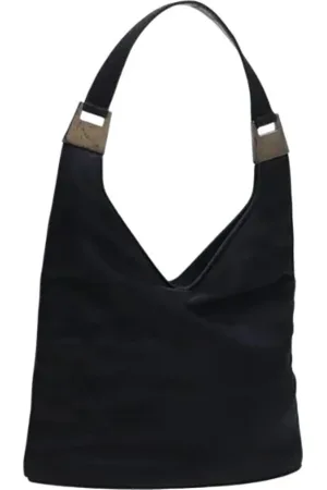 Gucci Pre-owned, Dame, Sort, ONE SIZE, Nylon, Pre-owned nylon gucci-tasker