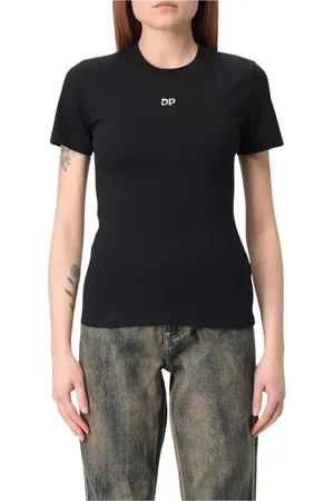 Daily paper Top, Dame, Sort, XS, Minimalist Grafisk T-shirt