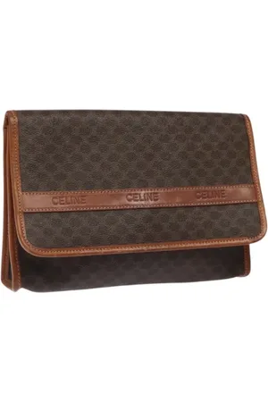 Céline Pre-owned, Dame, Brun, ONE SIZE, Uld, Pre-owned Laeder celine-tasker