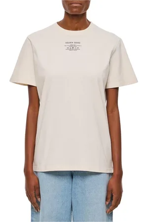 Golden Goose Top, Dame, , M, Bomuld, Hvid afslappet pasform T-shirt