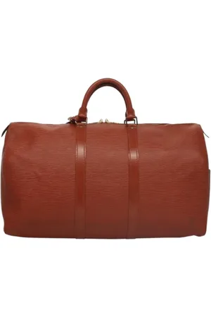 LOUIS VUITTON Pre-owned, Dame, Brun, ONE SIZE, Tyl, Pre-owned Laeder louis-vuitton-tasker