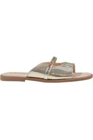 Liu Jo Sko, Dame, Gul, 37 EU, Uld, Elegant Moderne Polyurethan Sandal