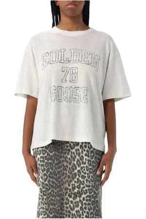 Golden Goose Top, Dame, Hvid, M, Uld, Hvid Kvinders T-shirt Chic Stil