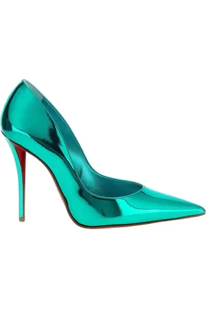 Christian Louboutin Sko, Dame, Grøn, 36 EU, Luksus Grønne Højhælede Sko