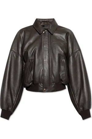 Balenciaga Jakke, Herre, Brun, M, Læder, Læderjakke