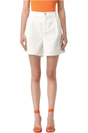 Liu Jo Shorts, Dame, Hvid, W29, Uld, Hvide skræddersyede shorts til kvinder