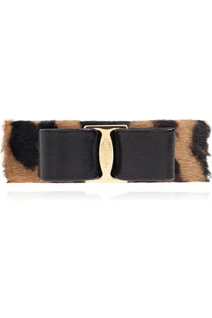 Salvatore Ferragamo Tilbehør, Dame, Brun, ONE SIZE, Læder, Hårnål
