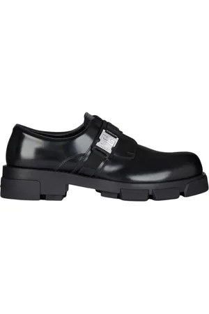 Givenchy Sko, Herre, Sort, 41 EU, Læder, Sort Læder Spænde Loafers