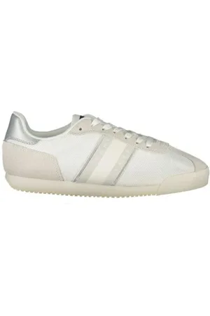 Tommy Hilfiger Sko, Dame, Hvid, 41 EU, Polyester, Hvid Polyester Sneaker til Kvinder