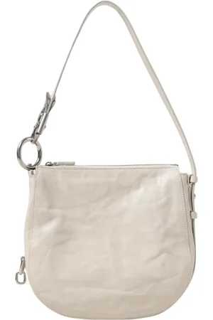 Burberry Taske, Dame, , ONE SIZE, Uld, HalfMoon Skuldertaske i