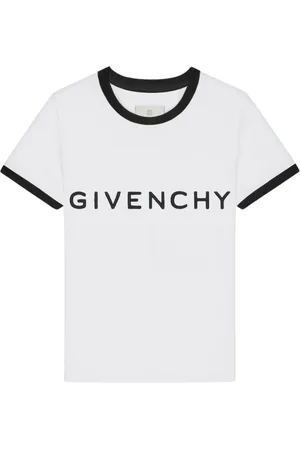 Givenchy Top, Dame, Hvid, XS, Bomuld, Logo Tee til Kvinder