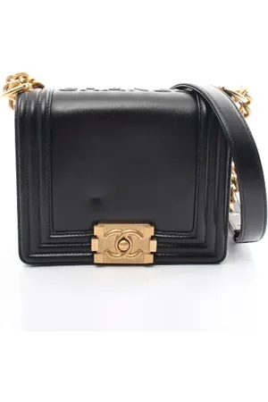 CHANEL Pre-owned, Dame, Sort, ONE SIZE, Uld, Pre-owned Laeder crossbody-tasker