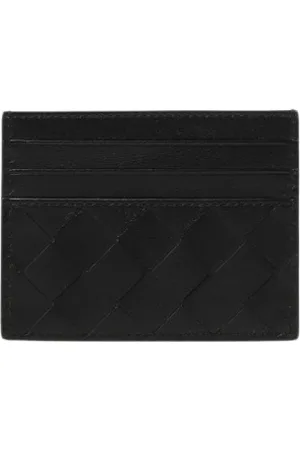 Bottega Veneta Tilbehør, Dame, Sort, ONE SIZE, Læder, Sort læderkortholderpung