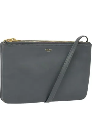 Céline Pre-owned, Dame, Grå, ONE SIZE, Uld, Pre-owned Laeder celine-tasker