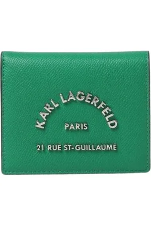 Karl Lagerfeld Tilbehør, Dame, Grøn, ONE SIZE, Wallets & Cardholders