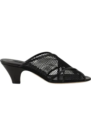 Casadei Sko, Dame, Sort, 37 1/2 EU, Sort Slingback Hælesandaler