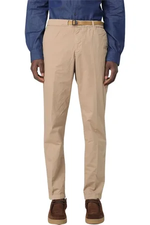 White Sand Bukser, Herre, , M, Uld, Stilfulde Reb Detalje Casual Bukser
