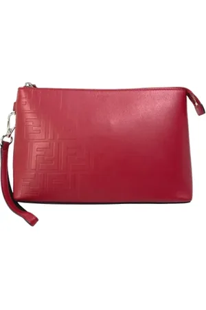 Fendi Pre-owned, unisex, Rød, ONE SIZE, Tyl, Pre-owned Laeder fendi-tasker