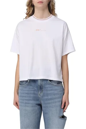 OOF Wear Top, Dame, Hvid, M, Uld, Klassisk Hvid T-shirt til Kvinder