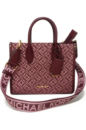 Michael Kors Pre-owned, Dame, Rød, ONE SIZE, Uld, Pre-owned canvas håndtasker