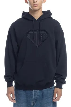 IUTER Sweathshirts & Hoodies, Herre, Sort, XL, Uld, Logo Hoodie