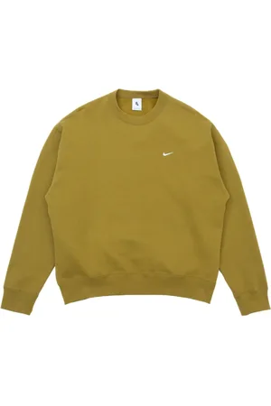 Nike Sweathshirts & Hoodies, Herre, , S, Bomuld, Grøn Fleece Crewneck Sweater
