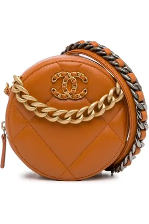 CHANEL Pre-owned, Dame, Brun, ONE SIZE, Uld, Pre-owned Laeder chanel-tasker