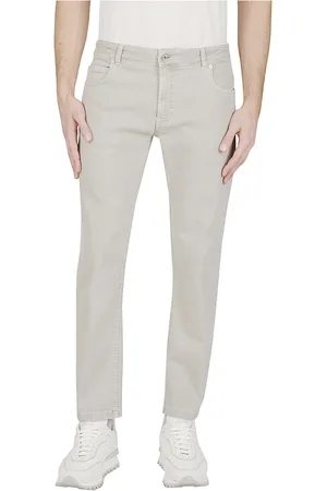 ELEVENTY Jeans, Herre, Grøn, W29, Denim, Stræk Denim 5-Lomme Bukser