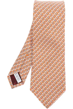 Salvatore Ferragamo Tilbehør, Herre, , ONE SIZE, Silkeslips