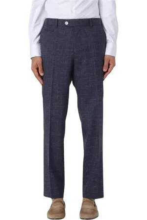 HUGO BOSS Bukser, Herre, Blå, L, Slim Fit Blå Dress Pants