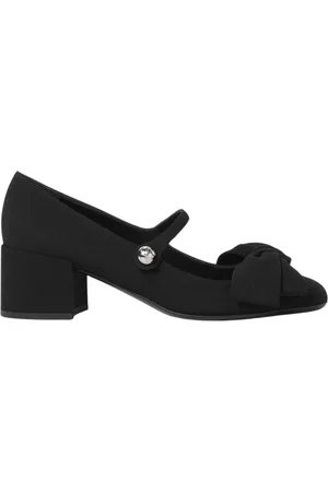 VALENTINO GARAVANI Sko, Dame, Sort, 40 EU, Læder, Sorte Bow Mary Jane Pumps