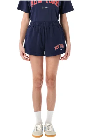 Sporty & Rich Shorts, Dame, Blå, L, Ivy Short i New York-stil