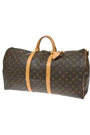 LOUIS VUITTON Pre-owned, Dame, Brun, ONE SIZE, Tyl, Pre-owned canvas tasker