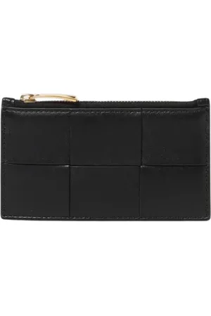 Bottega Veneta Tilbehør, Dame, Sort, ONE SIZE, Læder, Sort lynlåspung