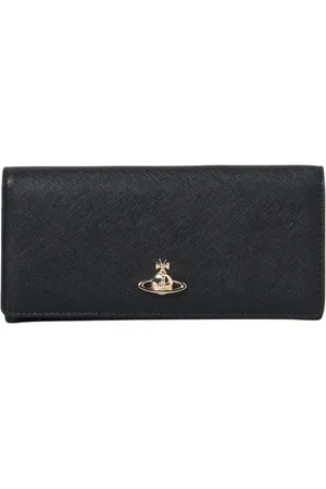Vivienne Westwood Tilbehør, Dame, Sort, ONE SIZE, Uld, Sort Lang Pung Stilfuldt Tilbehør