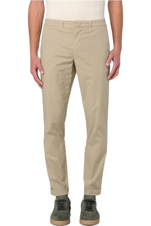 FAY Bukser, Herre, , W38, Bomuld, Blå Casual Chinos Bukser Stil