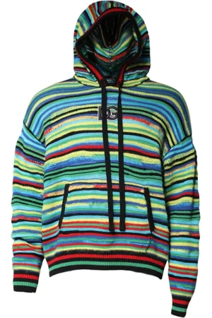 Dolce & Gabbana Sweathshirts & Hoodies, Herre, Flerfarvet, M, Multifarvet hættetrøje