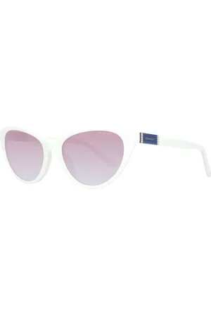 GANT Tilbehør, Dame, Hvid, ONE SIZE, Kvinders Cat Eye Solbriller Creme